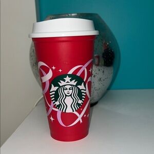 Starbucks Red and White Holiday Cup